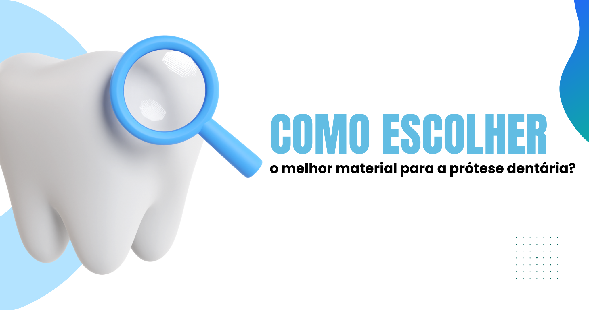 A escolha do material adequado para cada prótese dentária é fundamental para obter o melhor resultado estético e funcional.