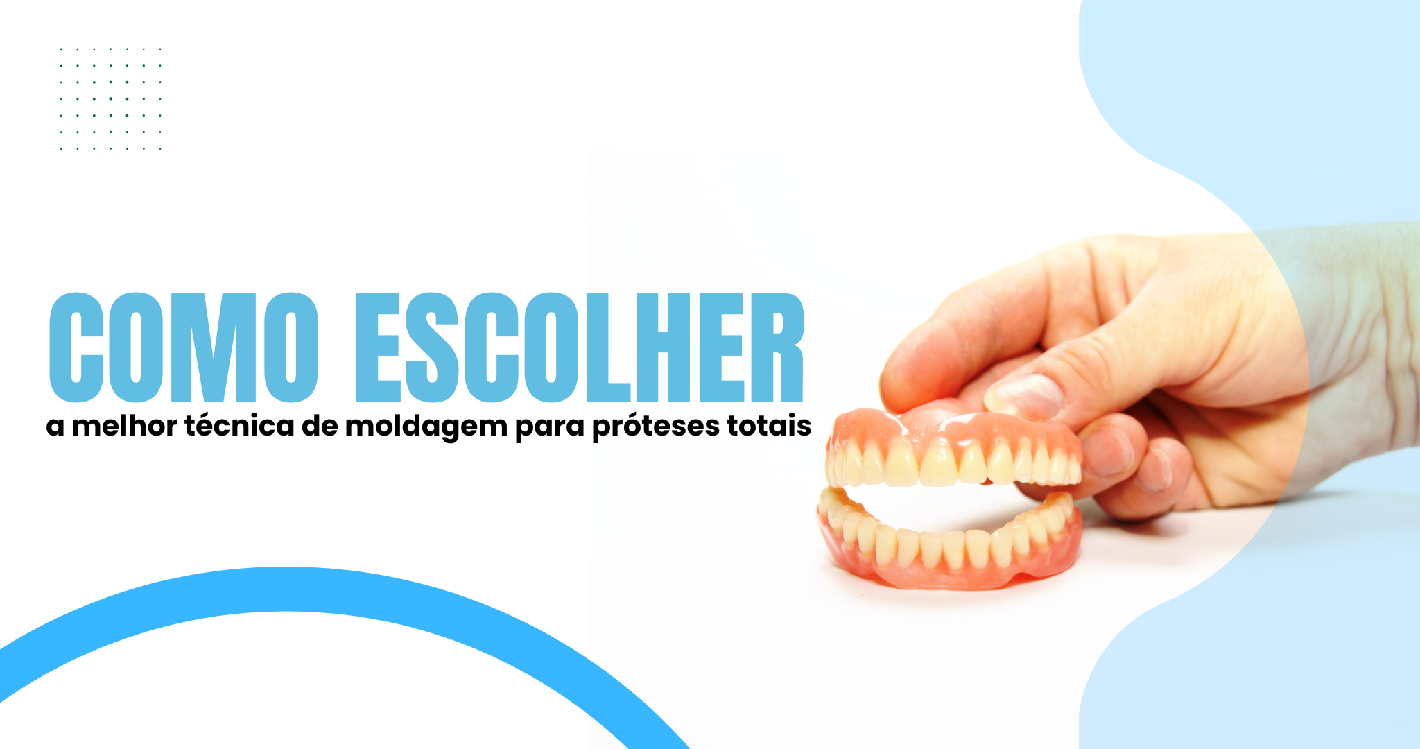 moldagem para próteses totais